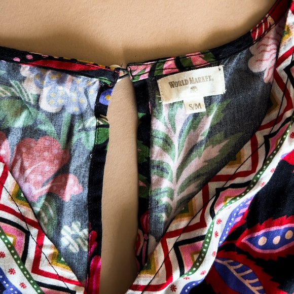 World Market Floral Jumpsuit - Picture 4 of 7